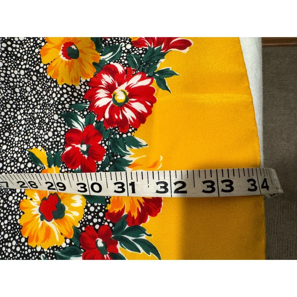Vintage Mondi Silk Scarf Hand Made in Italy 34